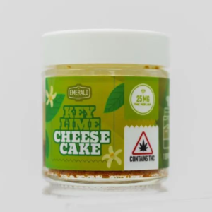 25MG THC Key Lime Cheesecake, Single Serving