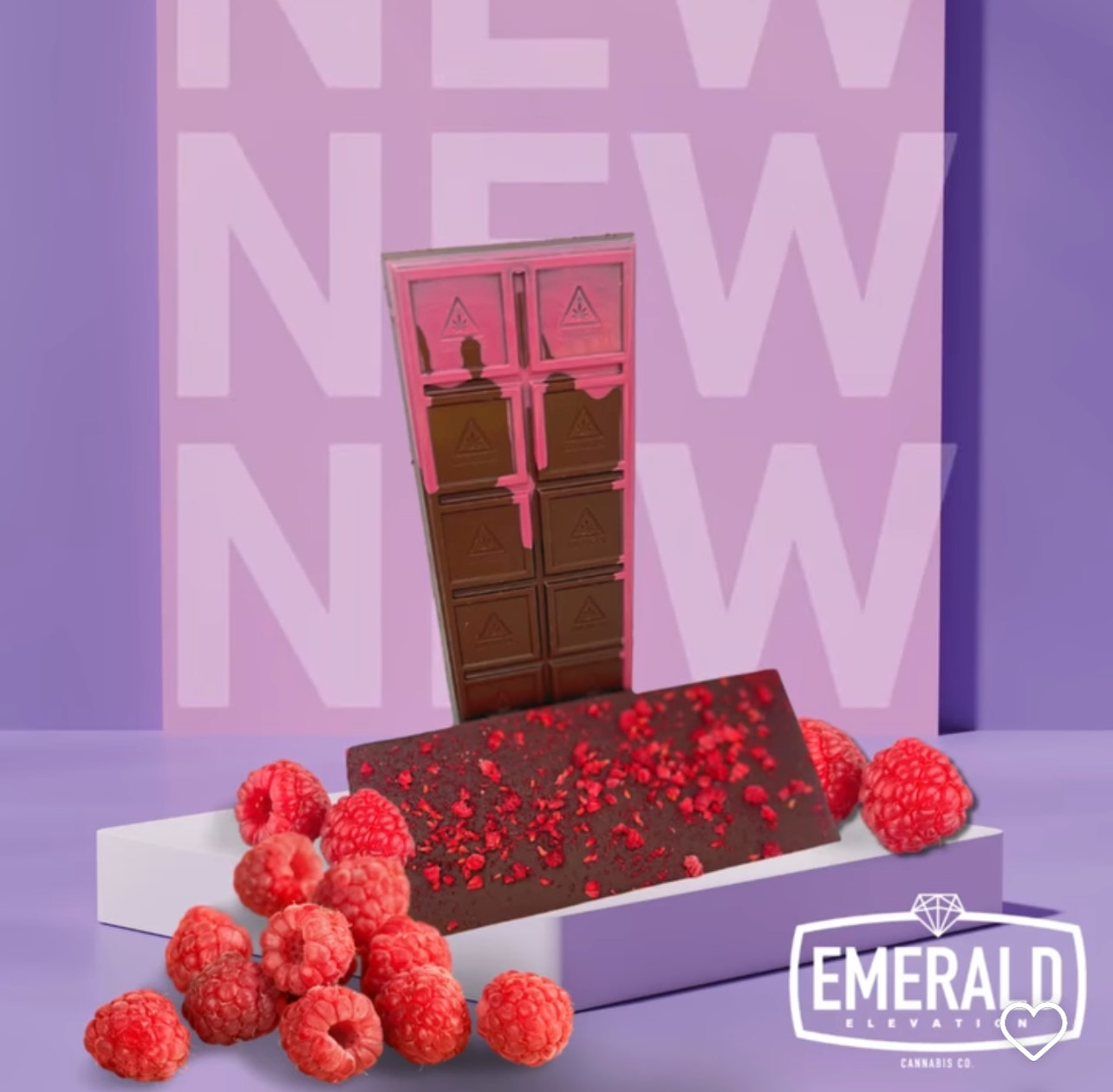 Raspberry Dark Chocolate Bar