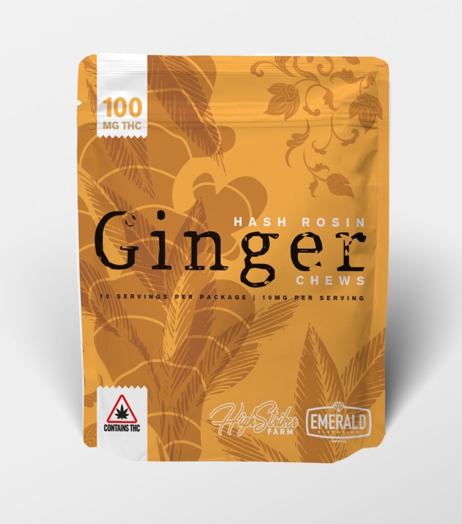 Hash Rosin Ginger Chews