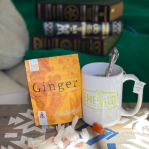 Hash Rosin Ginger Chews (100mg) by Emerald Elevation